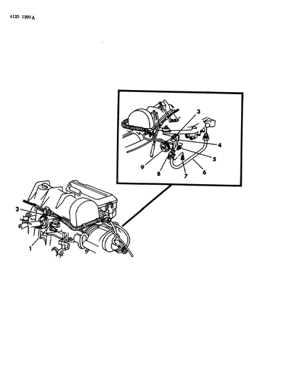 1984 Dodge Aries EGR System Diagram 3