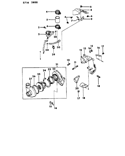 1985 Dodge Ram 50 Turbo Charger Diagram