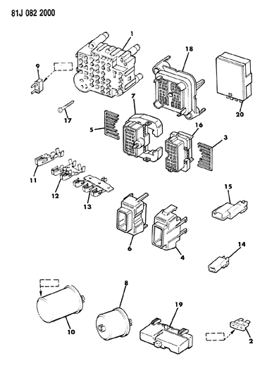 1985 Jeep Wagoneer Fuse Panel Diagram