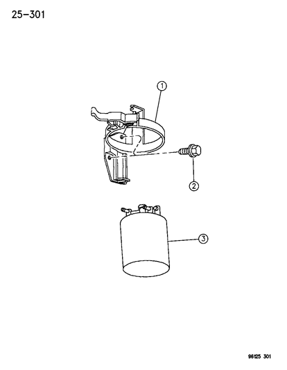 1996 Dodge Neon Vapor Canister Diagram