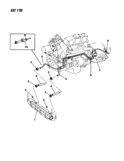 1989 Dodge Dakota Oil Cooler Diagram