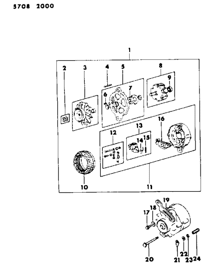 1985 Dodge Ram 50 Alternator Diagram 2