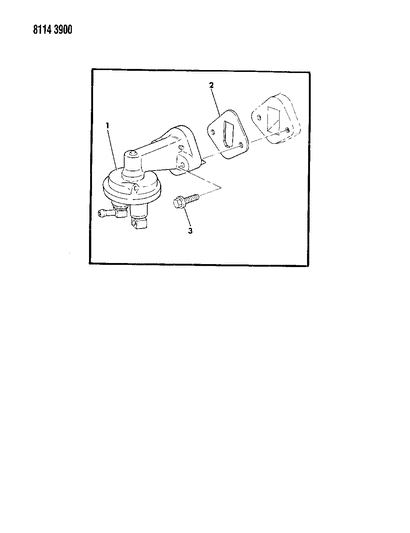 1988 Chrysler Fifth Avenue Fuel Pump Diagram