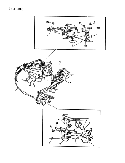 1986 Dodge Lancer Speed Control - Electro Mechanical Diagram 2