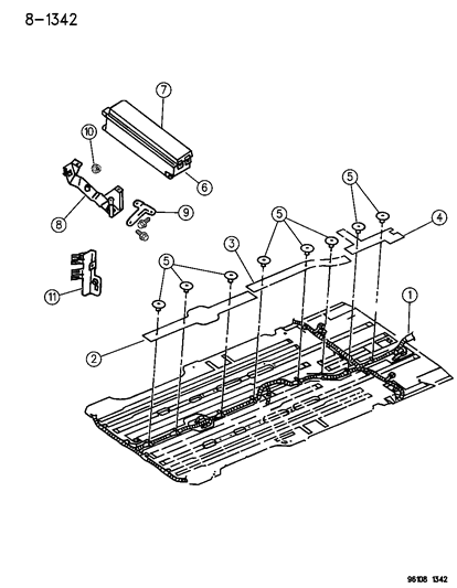 1996 Dodge Caravan Wiring - Headlamp To Dash Diagram