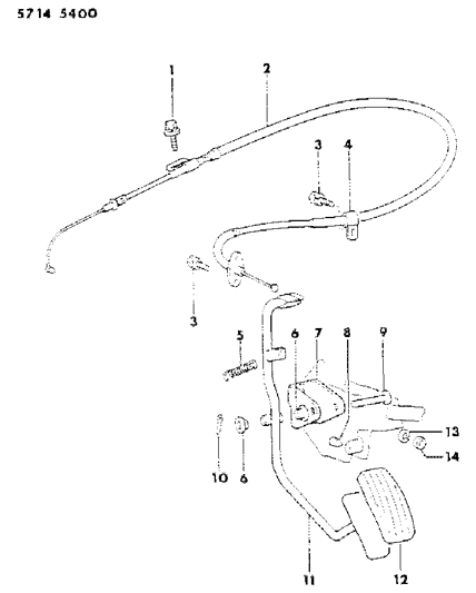 1986 Dodge Ram 50 Accelerator Linkage Diagram