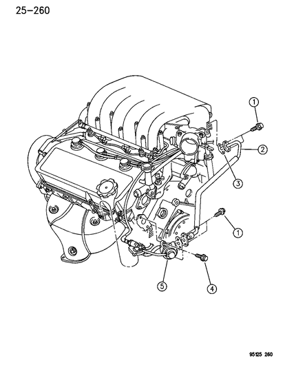 1995 Dodge Stratus Valve, EGR Diagram for 4287635
