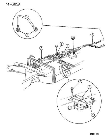 1994 Dodge Dakota Fuel Lines Diagram