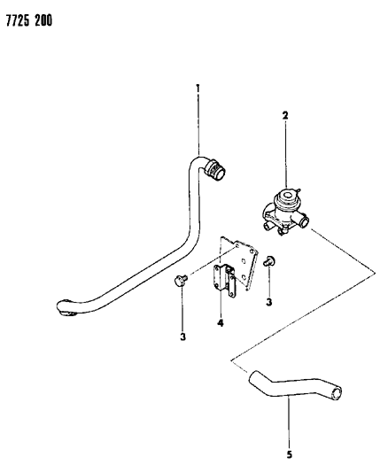 1988 Dodge Colt Secondary Air Supply System Diagram 2