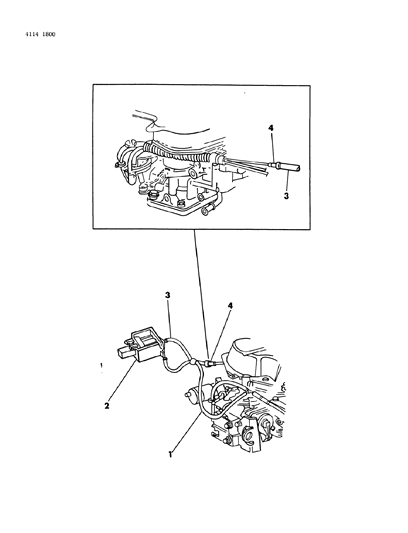 1984 Dodge Rampage Air Condition Idle Up System Diagram