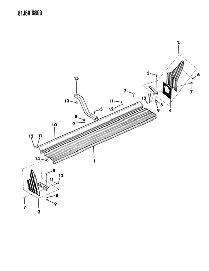 1984 Jeep Grand Wagoneer Running Board Diagram