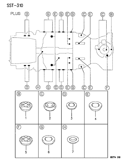 1995 Dodge Stealth Plugs Diagram