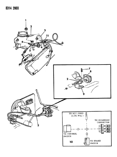 1989 Dodge Ramcharger Speed Control Diagram 2