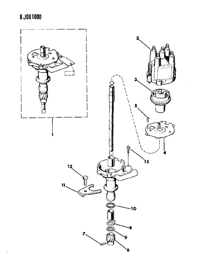 1987 Jeep Cherokee Distributor Diagram 2