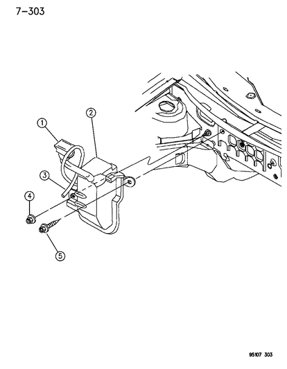 1995 Dodge Neon Coolant Reserve Tank Diagram