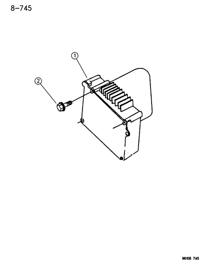 1996 Dodge Caravan Single Board Engine Controller Diagram