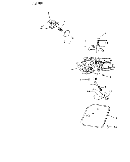 1987 Chrysler Fifth Avenue Valve Body Diagram 2