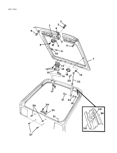 1984 Dodge Charger Liftgate Diagram 2