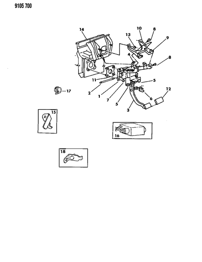 1989 Chrysler New Yorker Brake Pedal Diagram