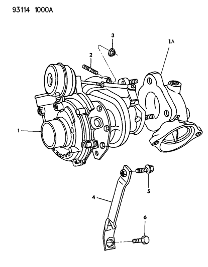 1993 Dodge Daytona Turbo Charger Diagram