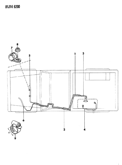 1986 Jeep Comanche Fuel Line Diagram 2