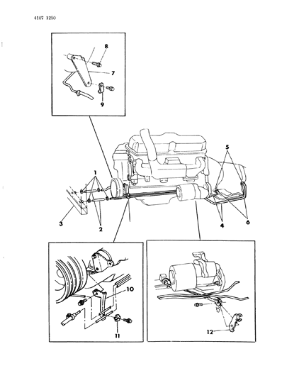 1984 Dodge Rampage Transmission Oil Cooler Diagram 1