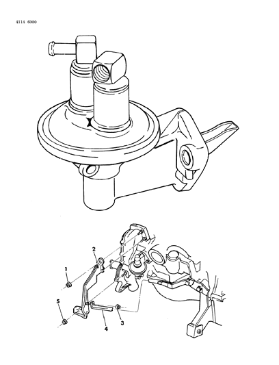 1984 Chrysler New Yorker Fuel Pumps Diagram