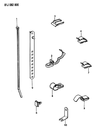 1986 Jeep Wrangler Clips Diagram