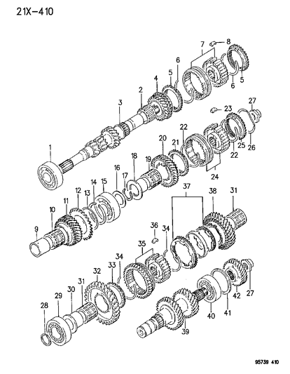 1996 Dodge Stealth Gear Train Diagram