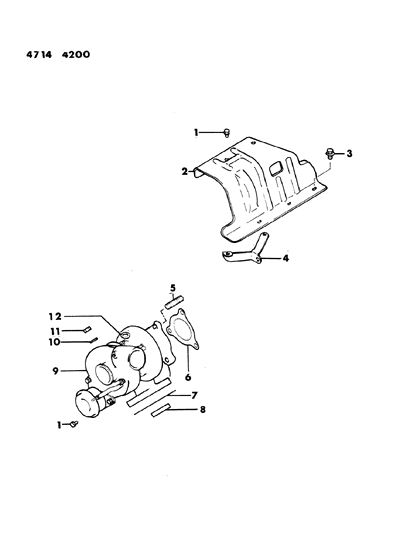 1984 Dodge Conquest Turbo Charger Diagram