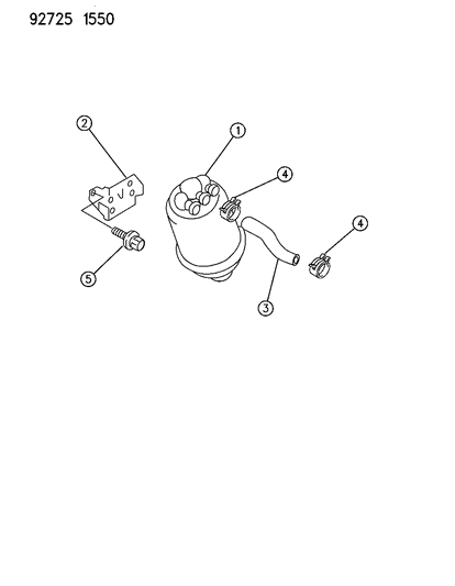 1993 Dodge Colt Vapor Canister Diagram 3