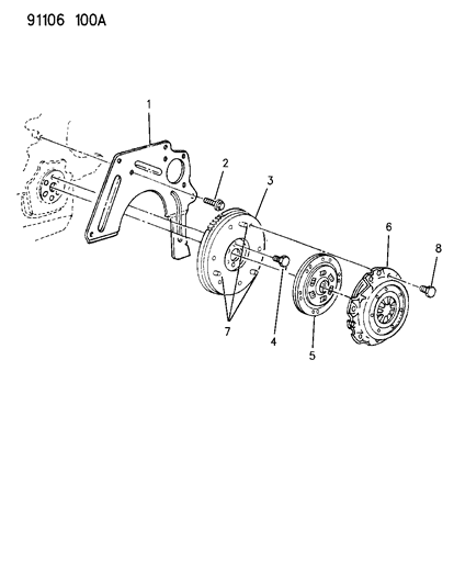 1991 Dodge Grand Caravan Clutch Diagram