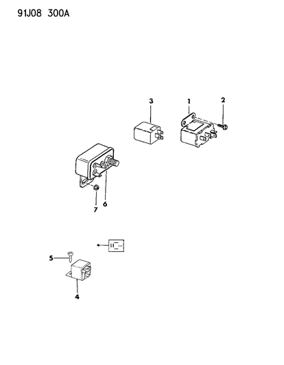 1991 Jeep Grand Wagoneer Relays Diagram