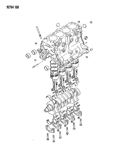 1992 Dodge Ram 50 Short Engine Diagram