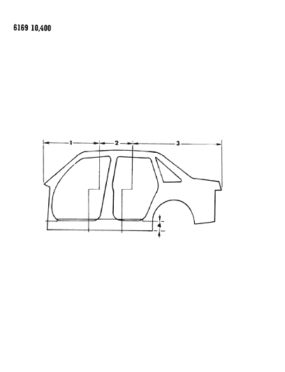1986 Chrysler LeBaron Aperture Panel Diagram