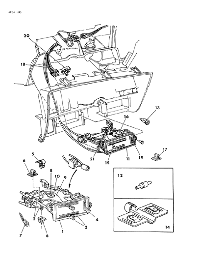 1984 Chrysler Fifth Avenue Controls, Heater Diagram