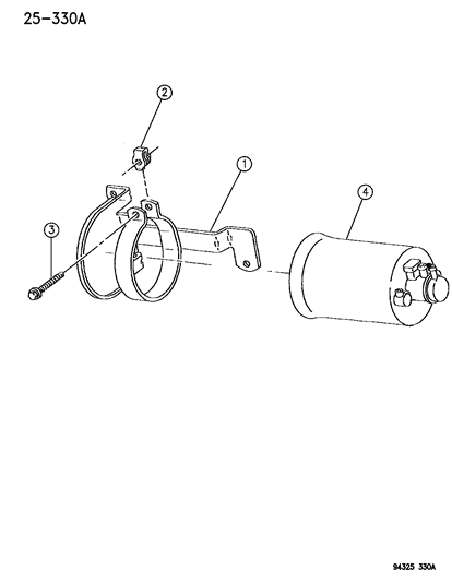 1995 Dodge Ram 3500 Vacuum Canister Diagram