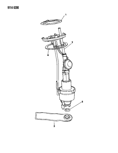 1989 Dodge Dynasty Fuel Pump Diagram 2