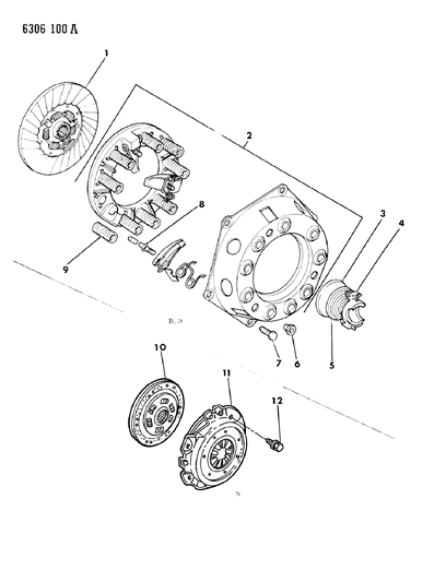 1987 Dodge Ramcharger Clutch Diagram