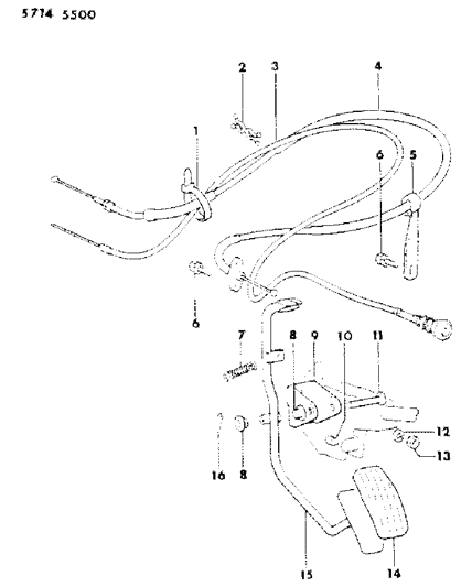 1985 Dodge Ram 50 Accelerator Linkage Diagram 1