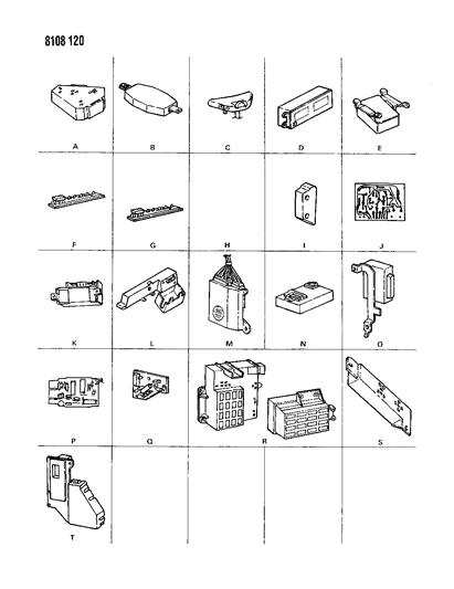 1988 Dodge Aries Modules Diagram