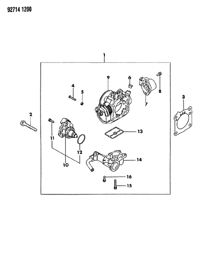 1992 Dodge Ram 50 Throttle Body Diagram 4