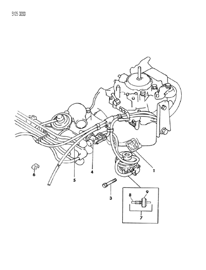 1985 Chrysler LeBaron EGR System Diagram 5