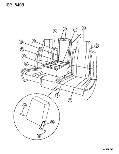 1995 Dodge Ram 2500 Front Seat Diagram 5