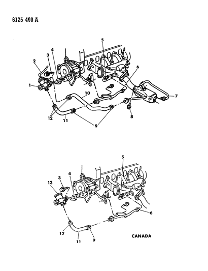 1986 Dodge Omni Air Pump Tubing Diagram 2