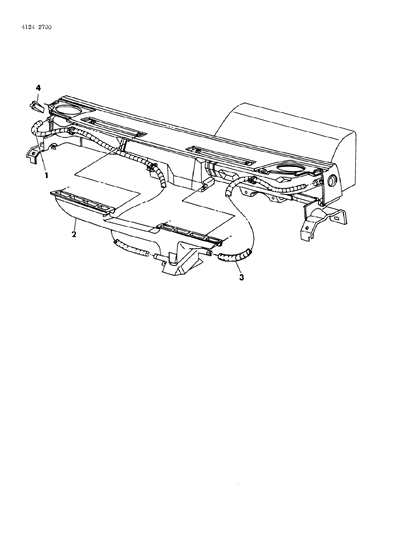 1984 Dodge Caravan Demister System Diagram
