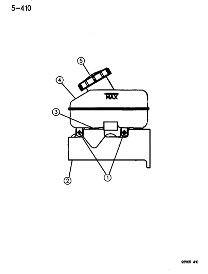 1995 Dodge Viper Brake Master Cylinder Diagram