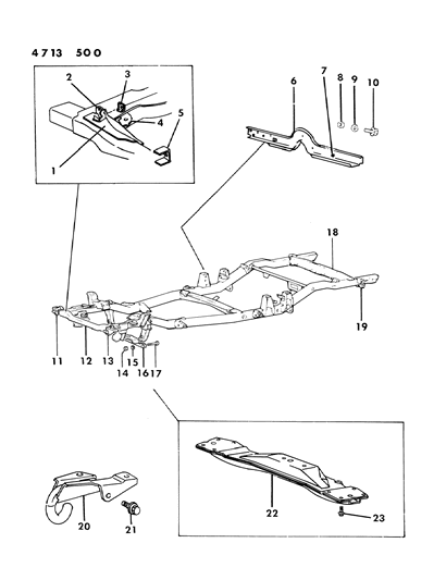 1984 Dodge Ram 50 Frame Diagram 1