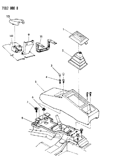 1987 Dodge Shadow Consulate Diagram