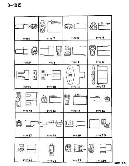 1995 Chrysler Cirrus Insulators 2 Way Diagram